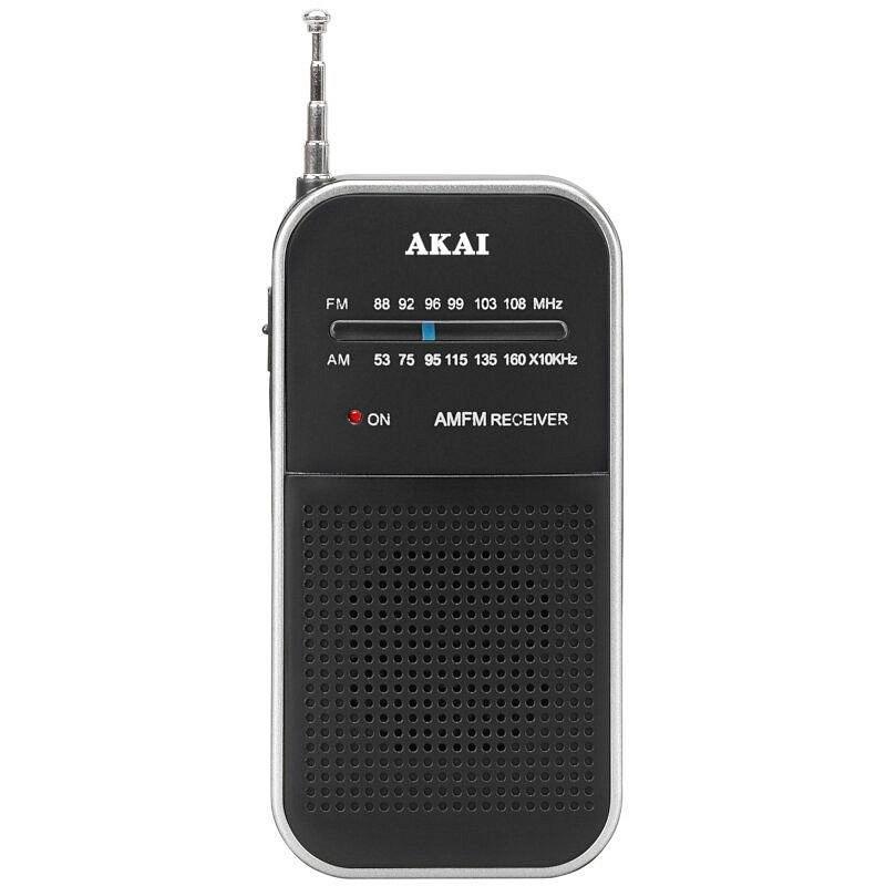 Akai Džepni radio APR-350, 0.3W, AM/FM, Crni