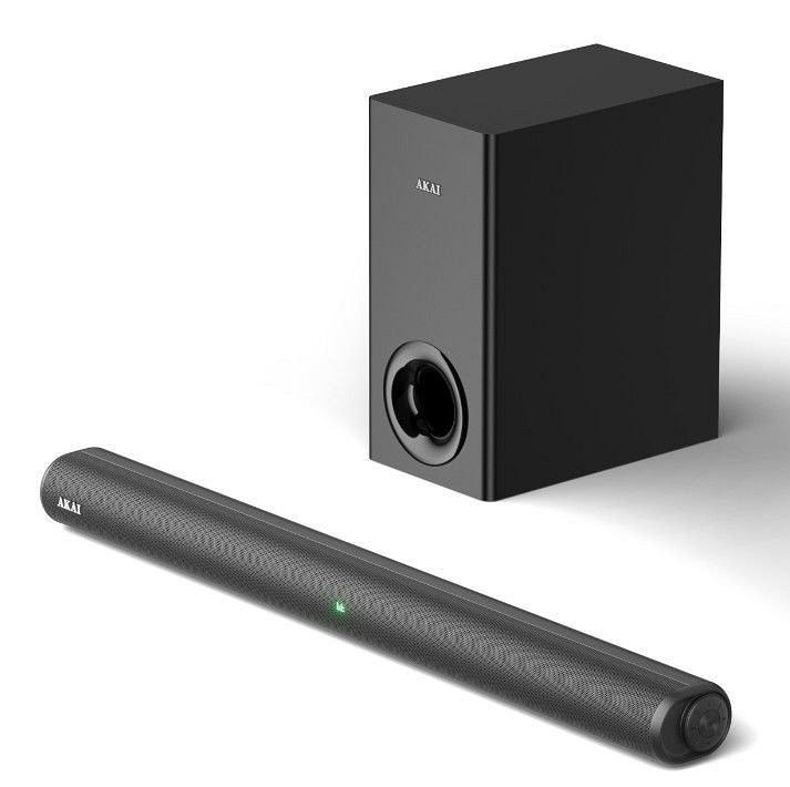 Akai Zvučnik Soundbar sa subwooferom ASB-8WSW 2.1, 150W, Crni