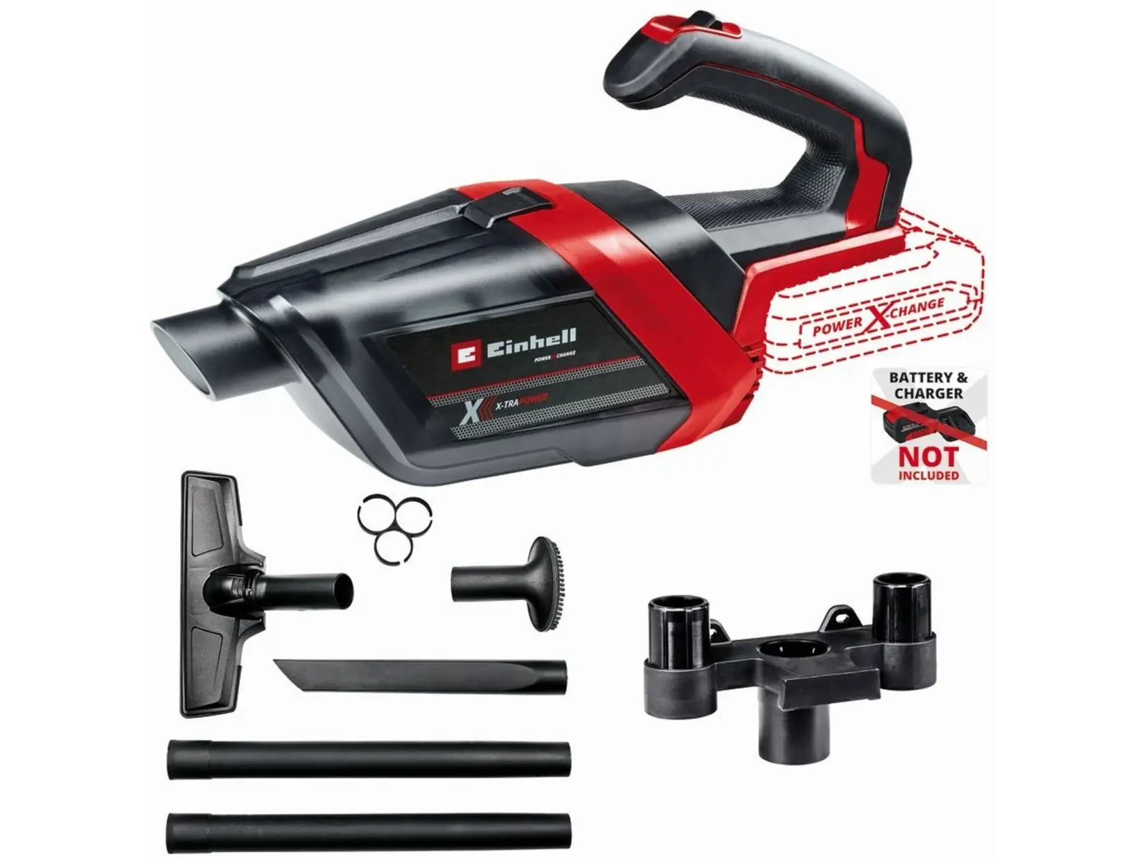 EINHELL Akumulatorkski ručni usisivač TE-HV 18/06 Li - Solo, Crni