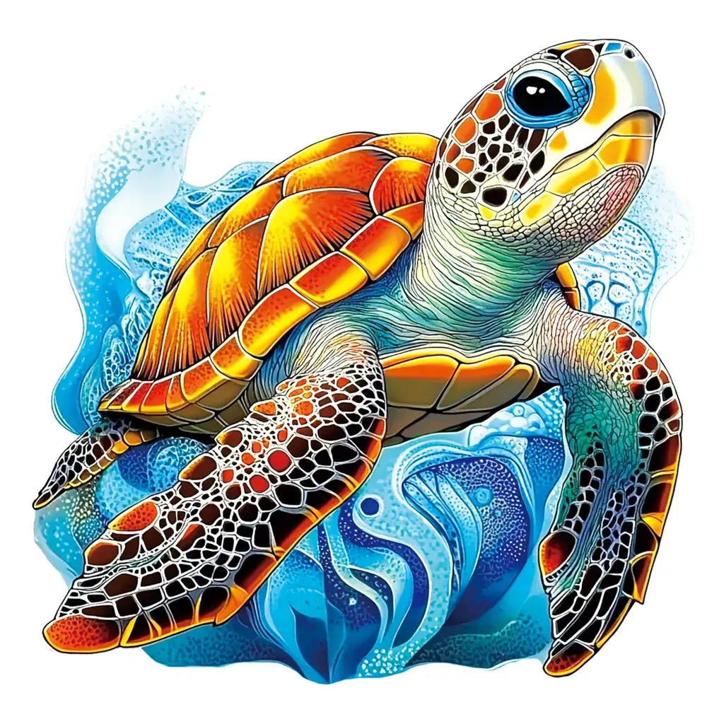 Pingo Ars Drvena slagalica Kornjaca u pokretu HL239