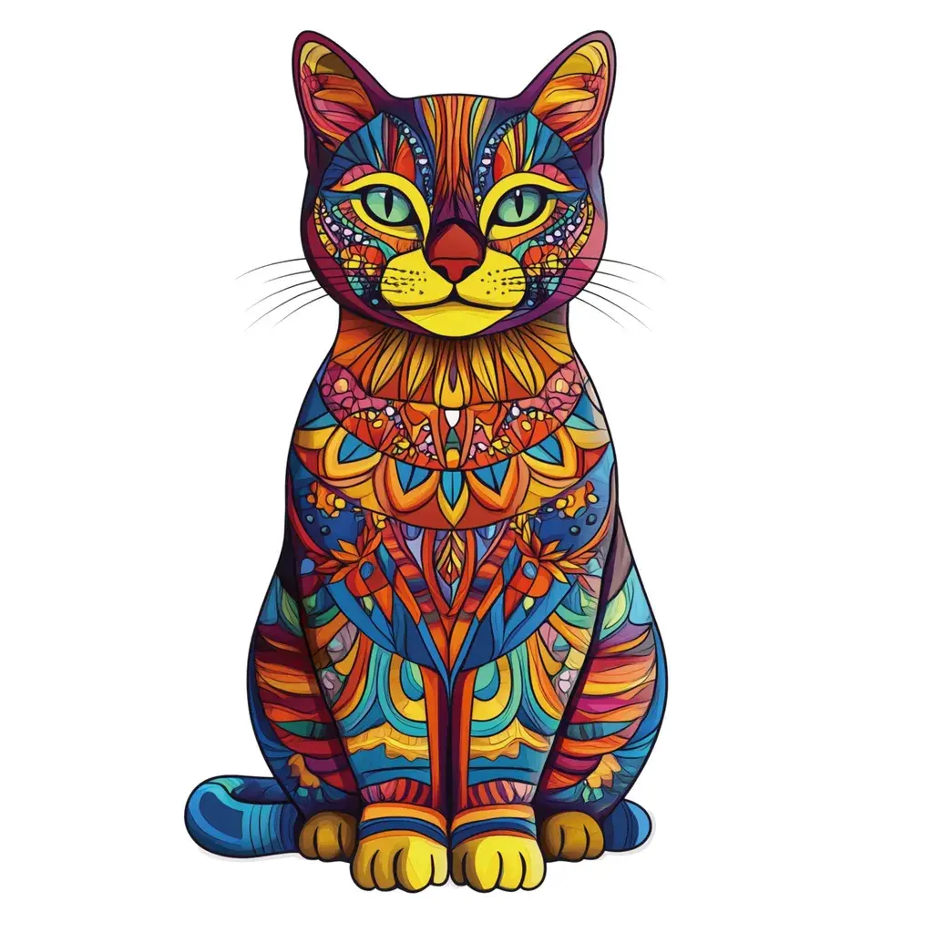 Pingo Ars Drvena slagalica Sijamska macka  HL336