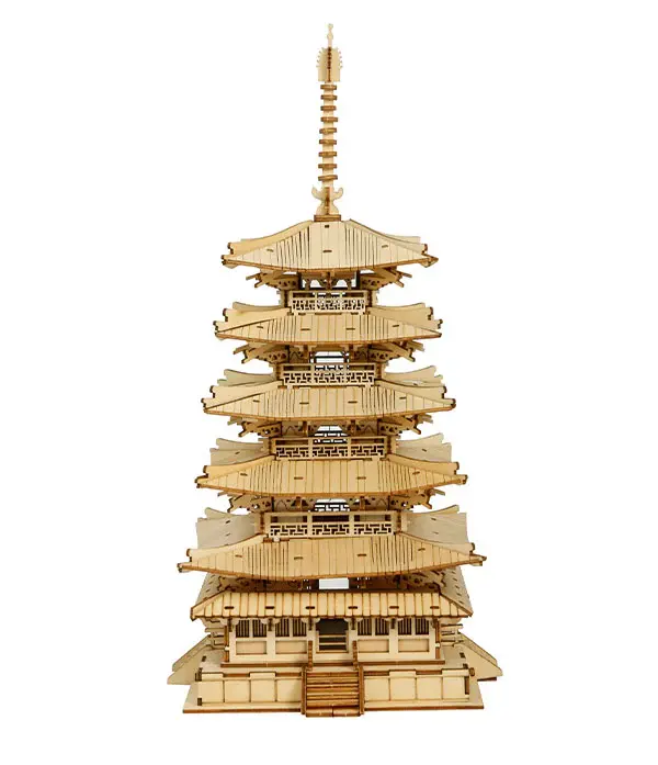 Rolife 3D Drvena slagalica - Petospratna Pagoda TGN02