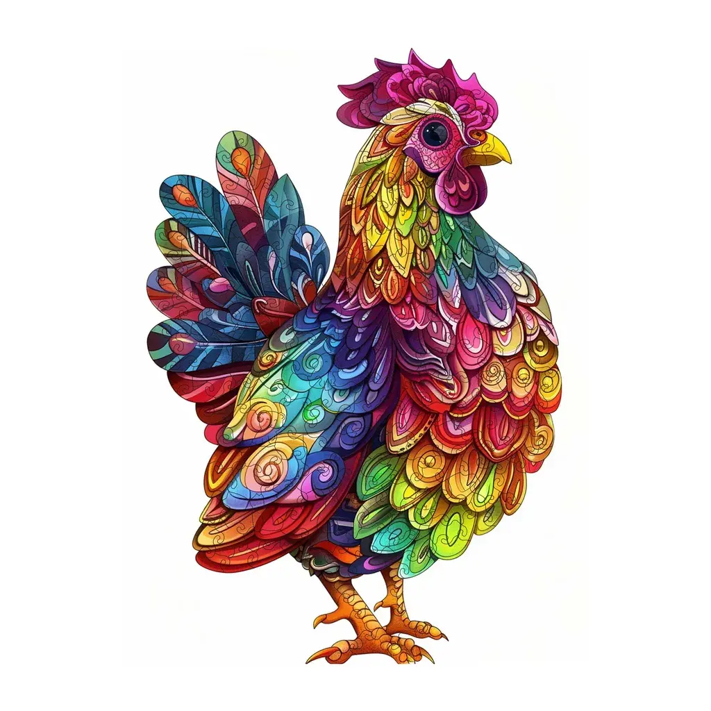 Pingo Ars Drvena slagalica Petlic  HL139