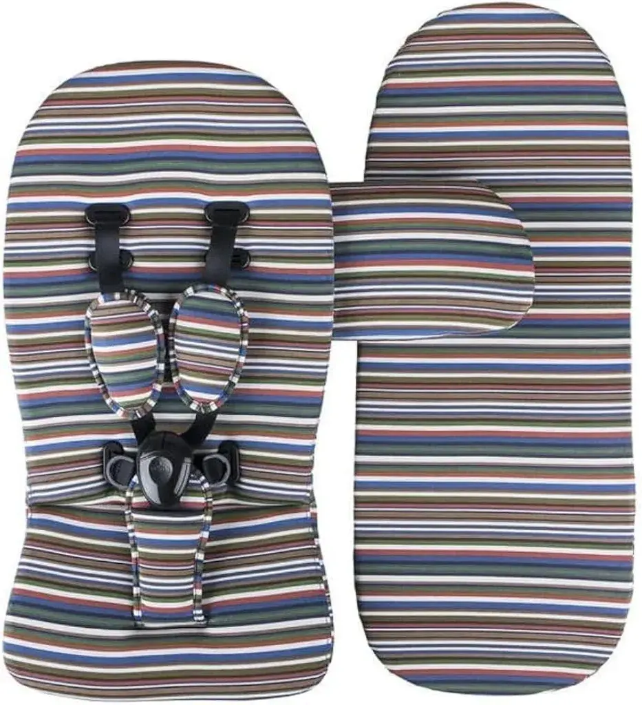 Mima Set uložaka za kolica London Autumn Stripes, Šareni