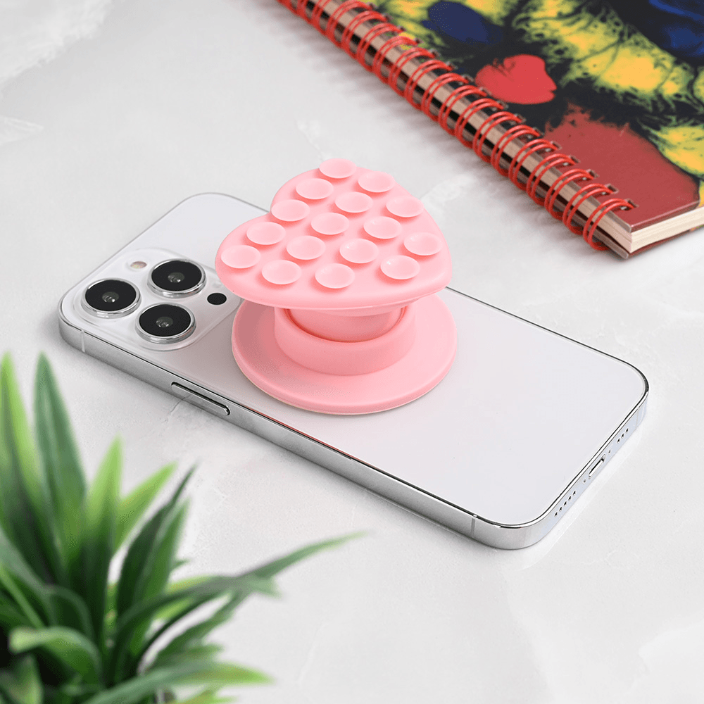 Stiker za mobilni telefon Magnetic Heart, Roze