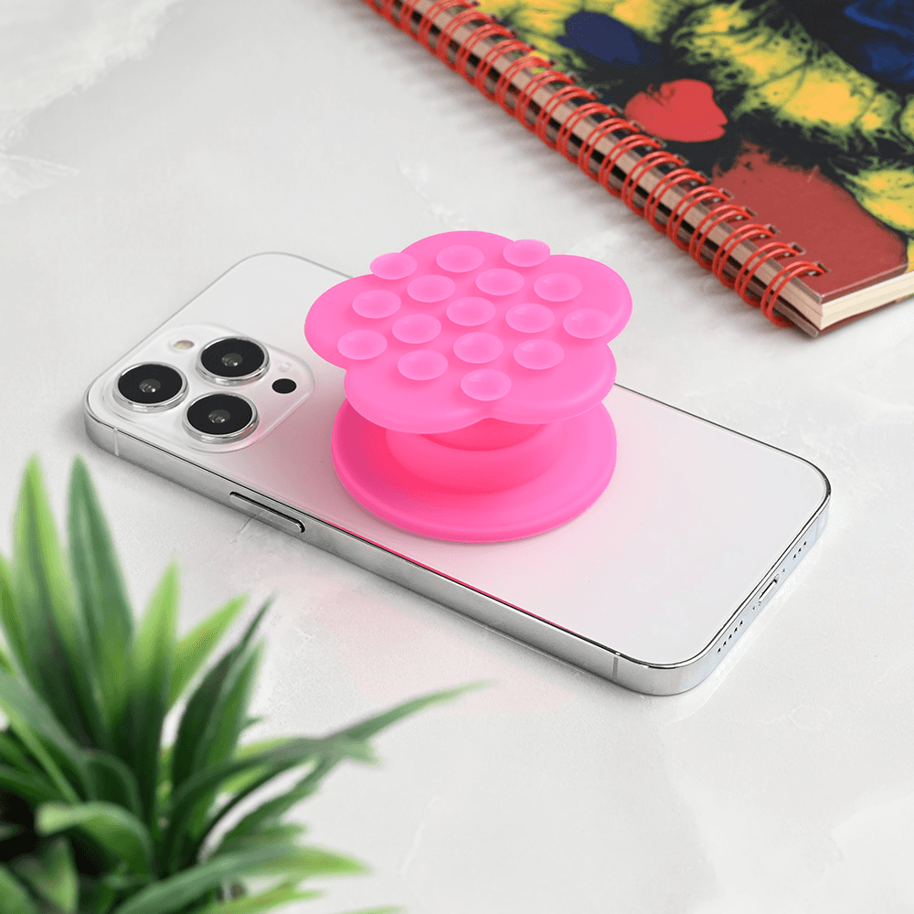 Stiker za mobilni telefon Magnetic Flower, Roze