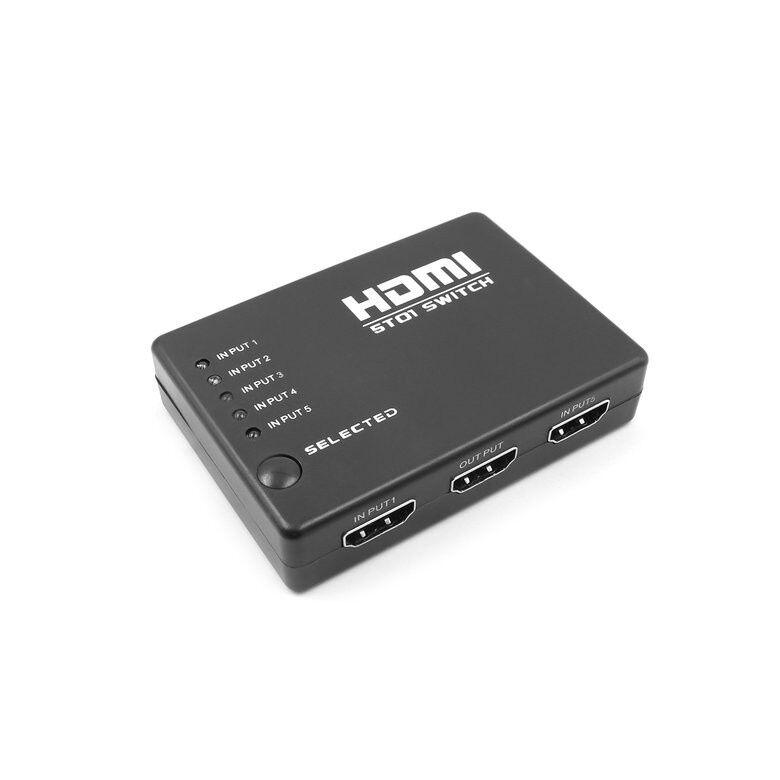 JWD HDMI Prekidač, 5 x H18, Crni