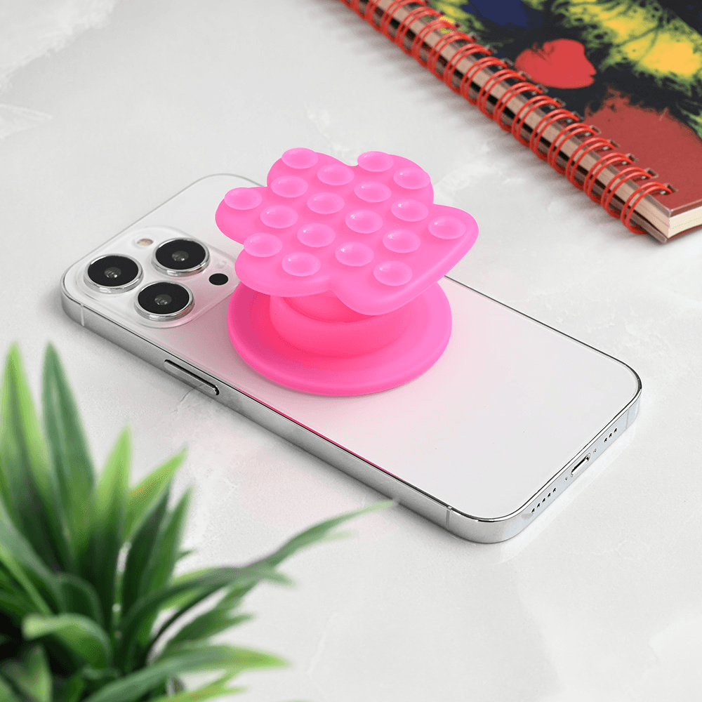 Stiker za mobilni telefon Magnetic Paw, Roze