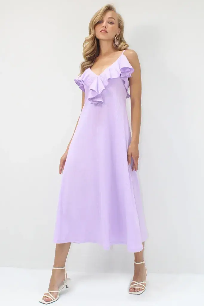 Trend Alacati Stili Ženska haljina Alc-X14239, Lavanda
