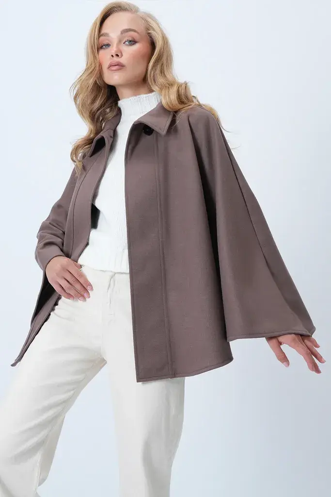 Trend Alacati Stili Ženska jakna Alc-X14590, Braon