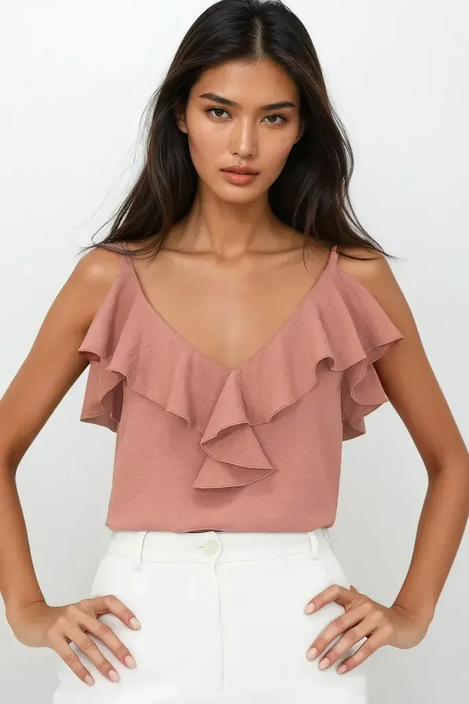Trend Alacati Stili Ženska bluza Alc-X14182, Roze