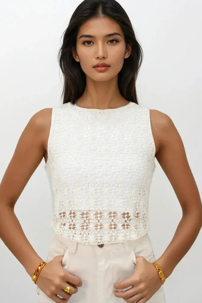 Trend Alacati Stili Ženska bluza Alc-X14191, Krem