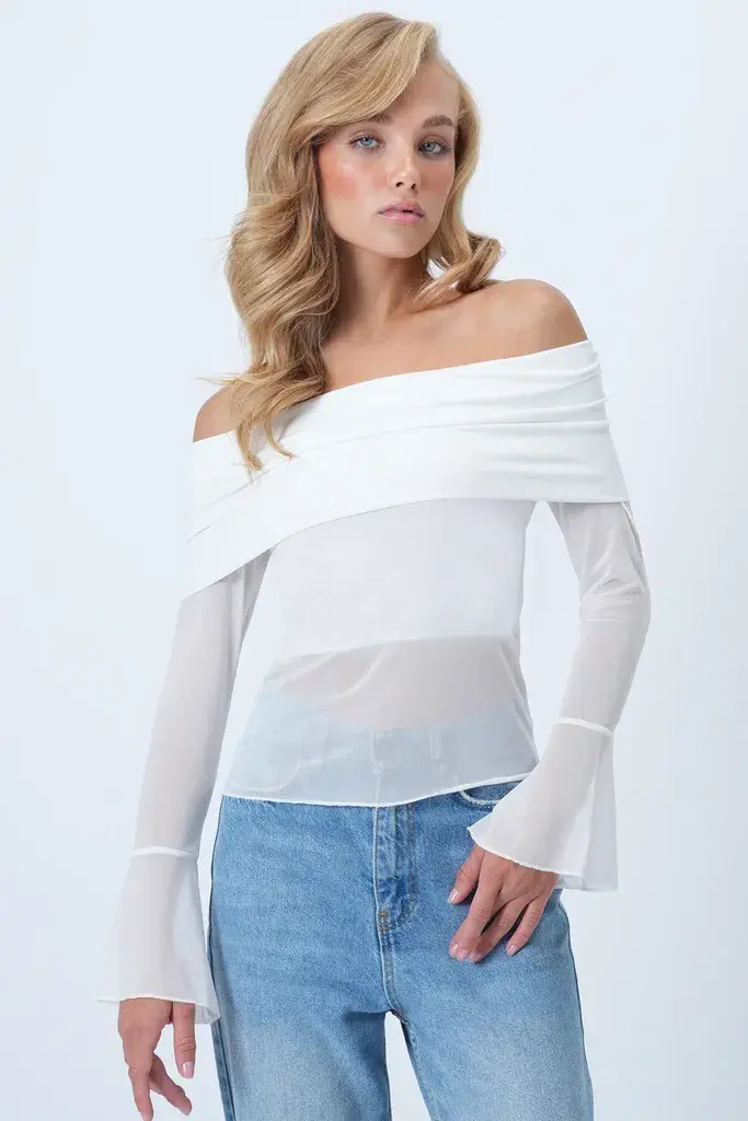 Trend Alacati Stili Ženska bluza Alc-X14501, Bela