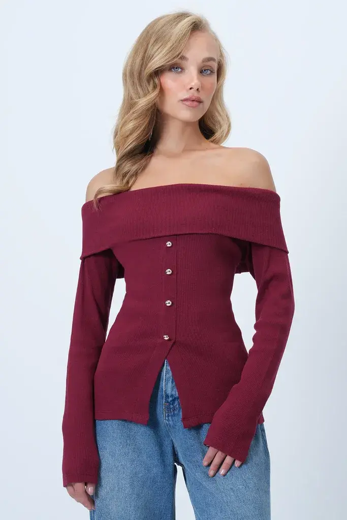Trend Alacati Stili Ženska bluza Alc-X14527, Bordo