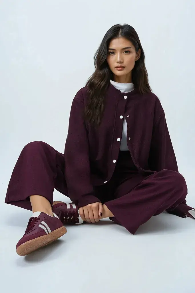 Trend Alacati Stili Ženska jakna Alc-X14412, Bordo
