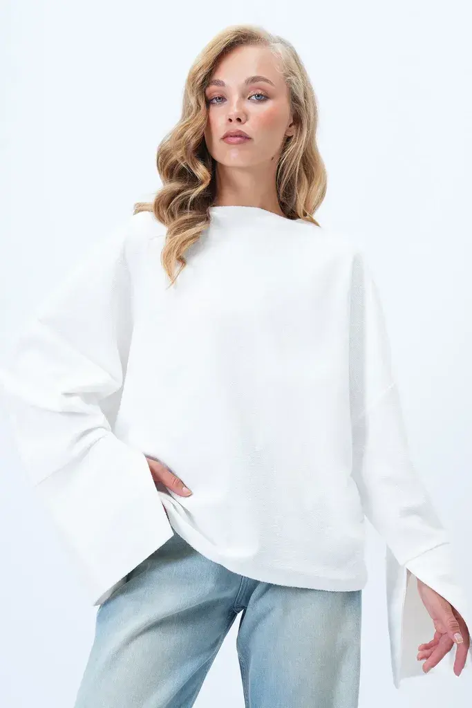Trend Alacati Stili Ženska bluza Alc-X14434, Bela