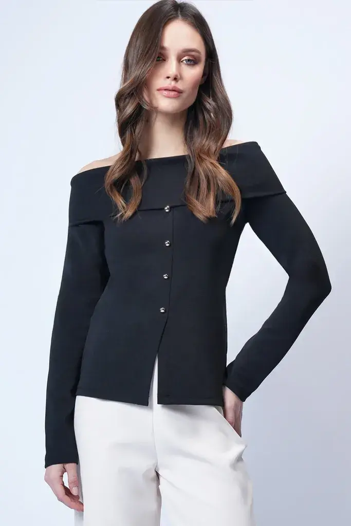 Trend Alacati Stili Ženska bluza Alc-X14527, Crna