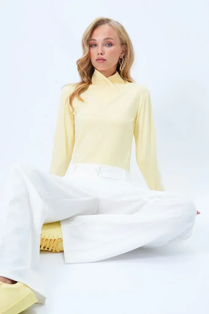 Trend Alacati Stili Ženska bluza Alc-X14397, Žuta