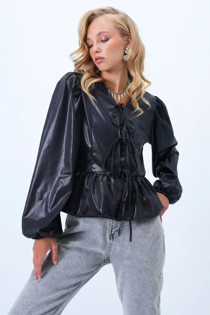 Trend Alacati Stili Ženska bluza Alc-X14418, Crna