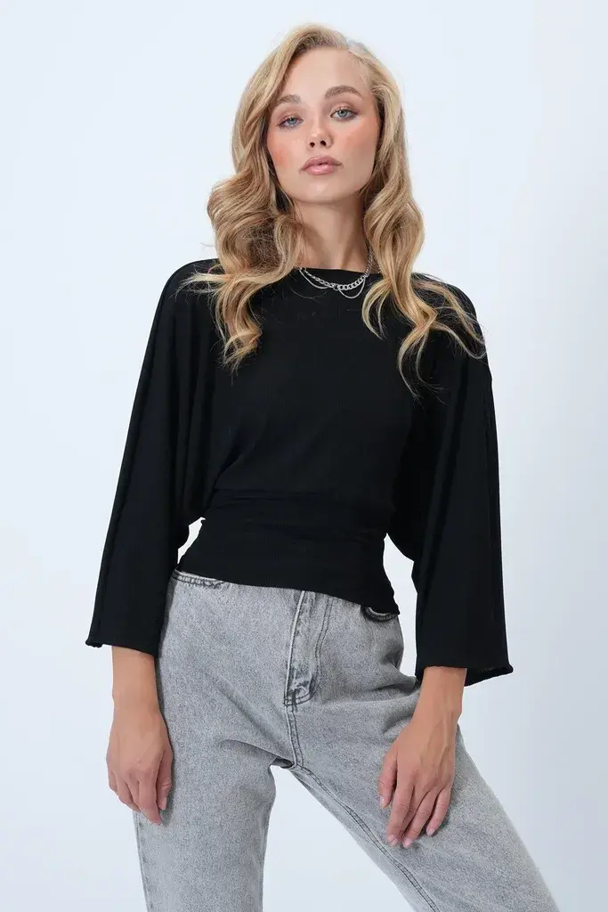 Trend Alacati Stili Ženska bluza Alc-X14598, Crna