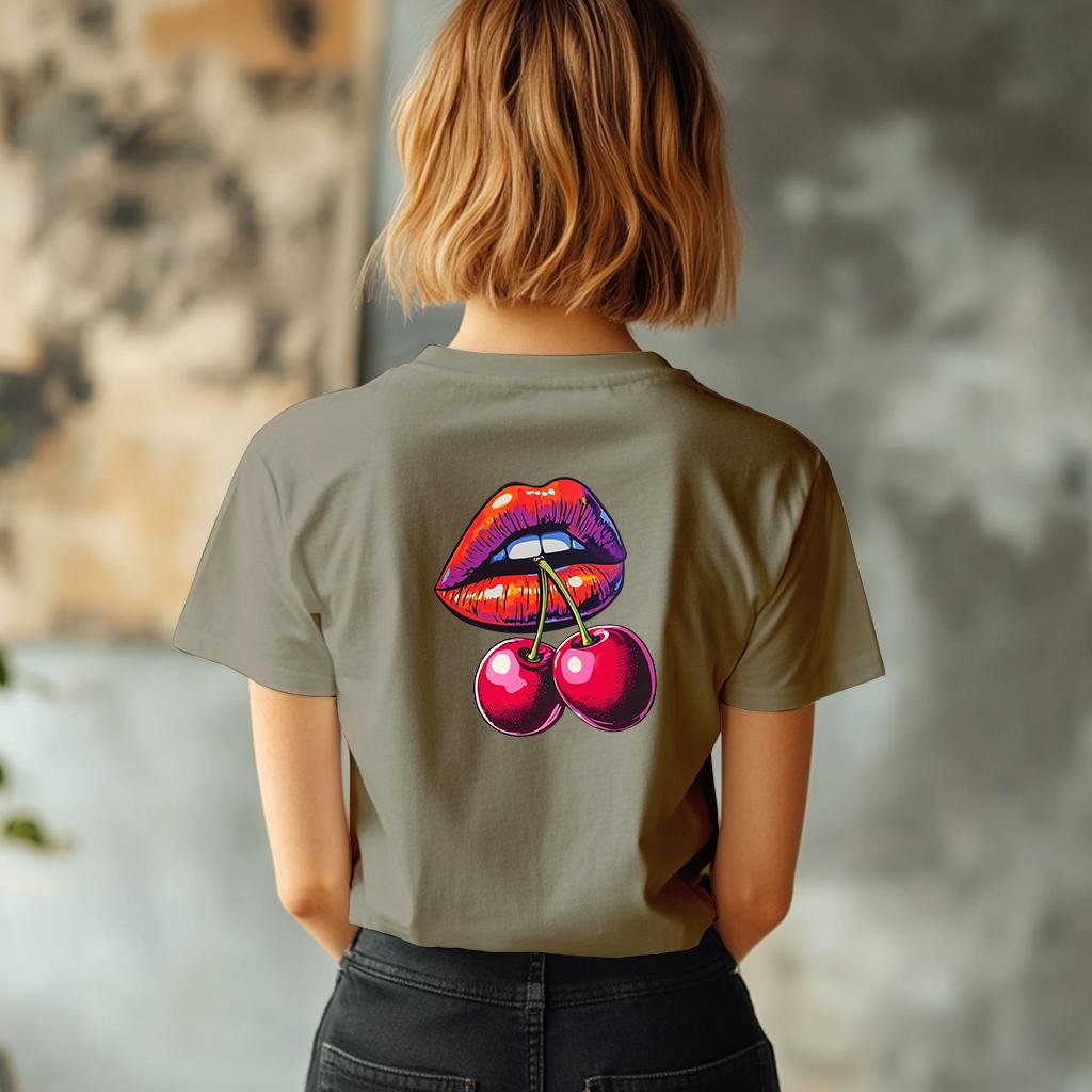 Camiseta Majica sa štampanim printom Cam 914, Ženska, Kaki