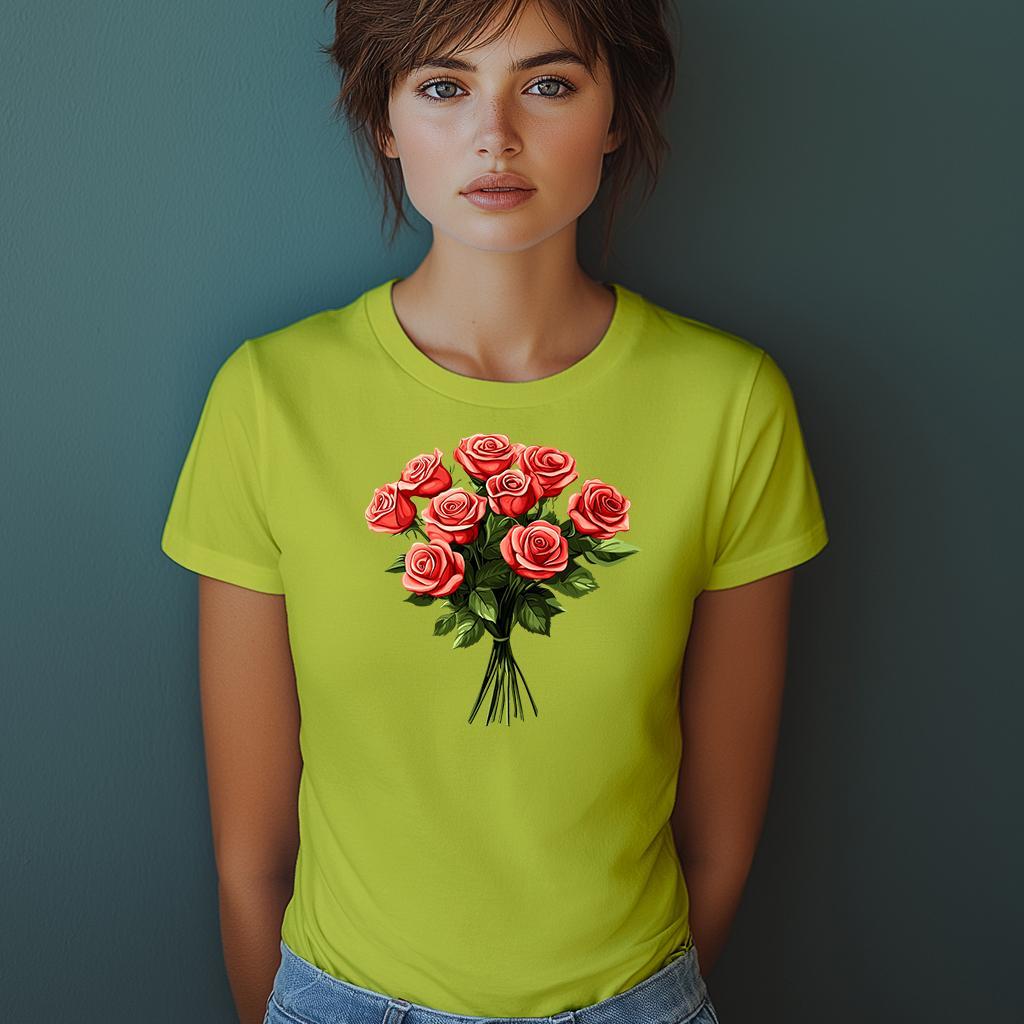 Camiseta Majica sa štampanim printom Cam 947, Ženska, Limeta