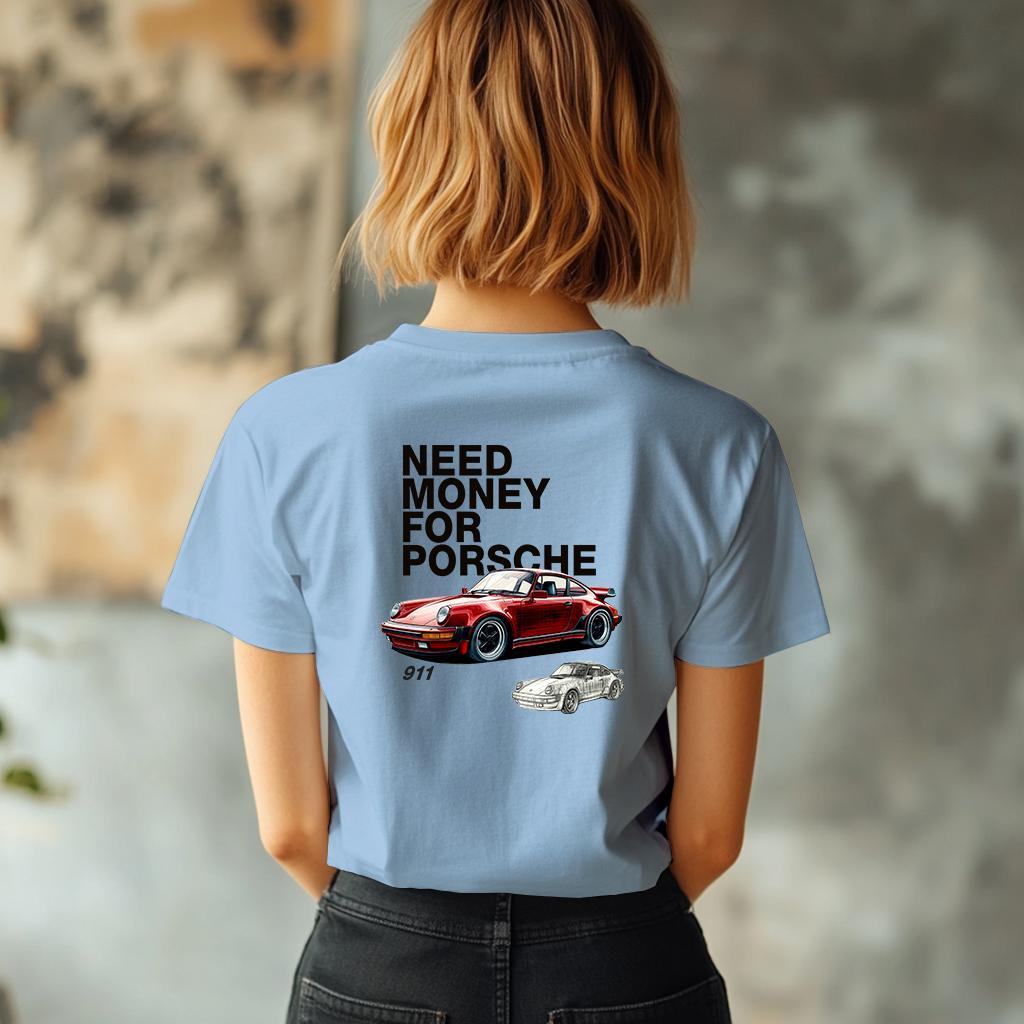 Camiseta Majica sa štampanim printom Cam 911, Ženska, Cijan