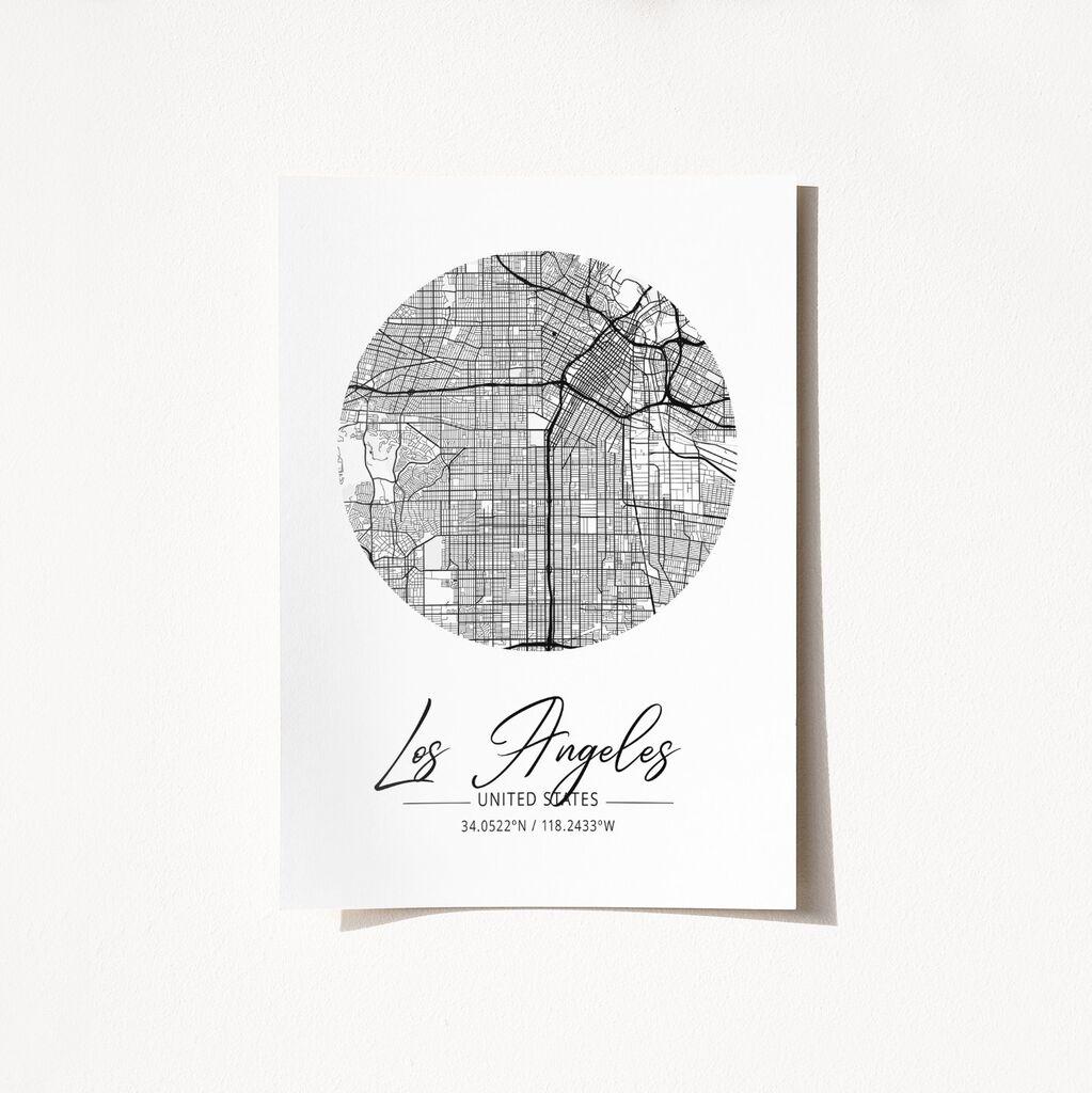 Wallity Poster Los Angeles-2076, 21x29,7 cm, Beli