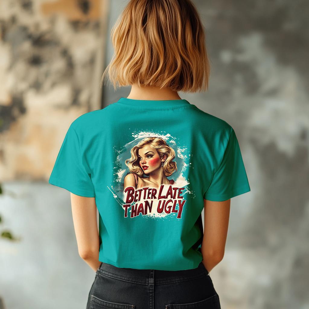 Camiseta Majica sa štampanim printom Cam 921, Ženska, Tirkizna