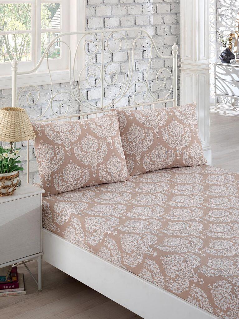 L'essentiel Maison Set Čaršav i 2 jastučnice Post, 160x200 cm, Bež