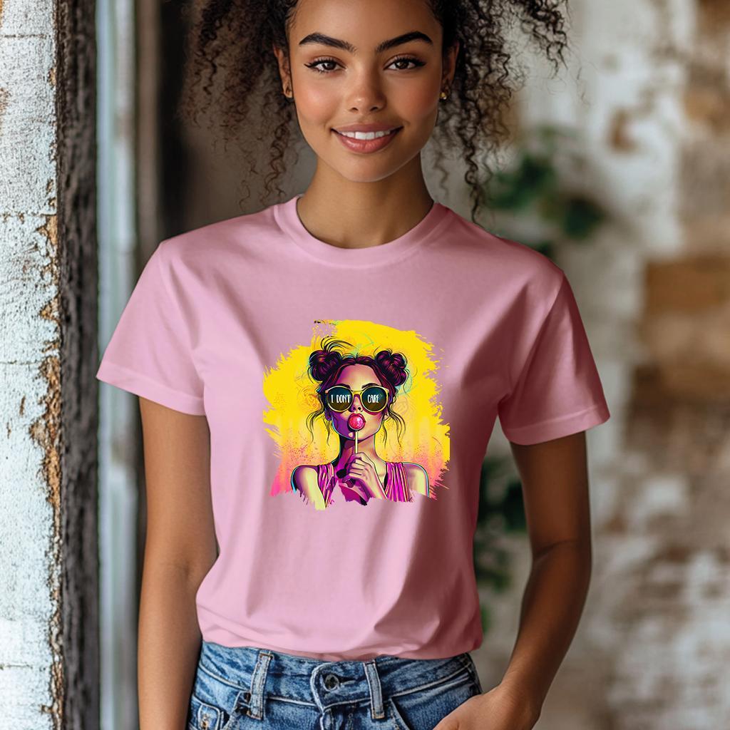 Camiseta Majica sa štampanim printom Cam 917, Ženska, Roze