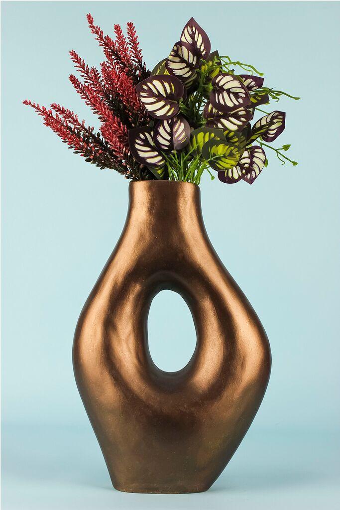 Aberto Design Dekorativna vaza BK003, Braon