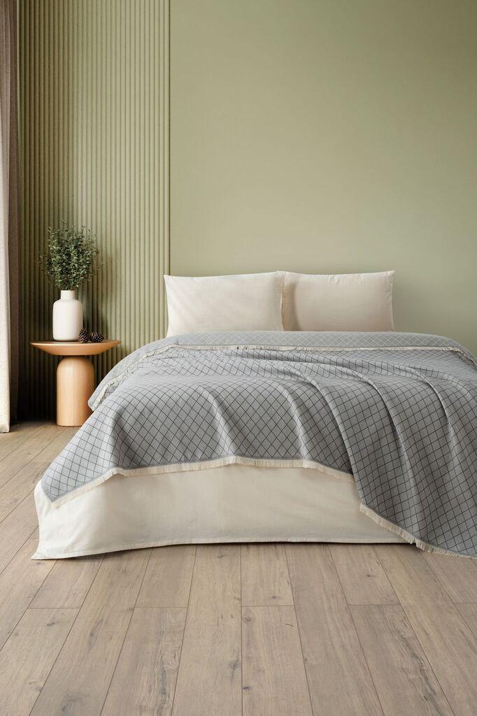 L'essentiel Maison Prekrivač za krevet Lapis , 210x230 cm, Sivi