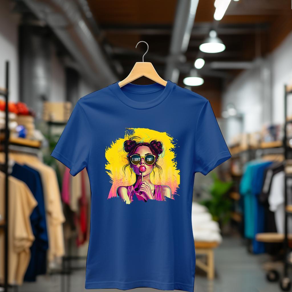 Camiseta Majica sa štampanim printom Cam 917, Ženska, Borovnica