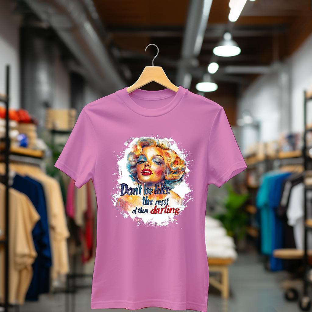 Camiseta Majica sa štampanim printom Cam 923, Ženska, Orhideja