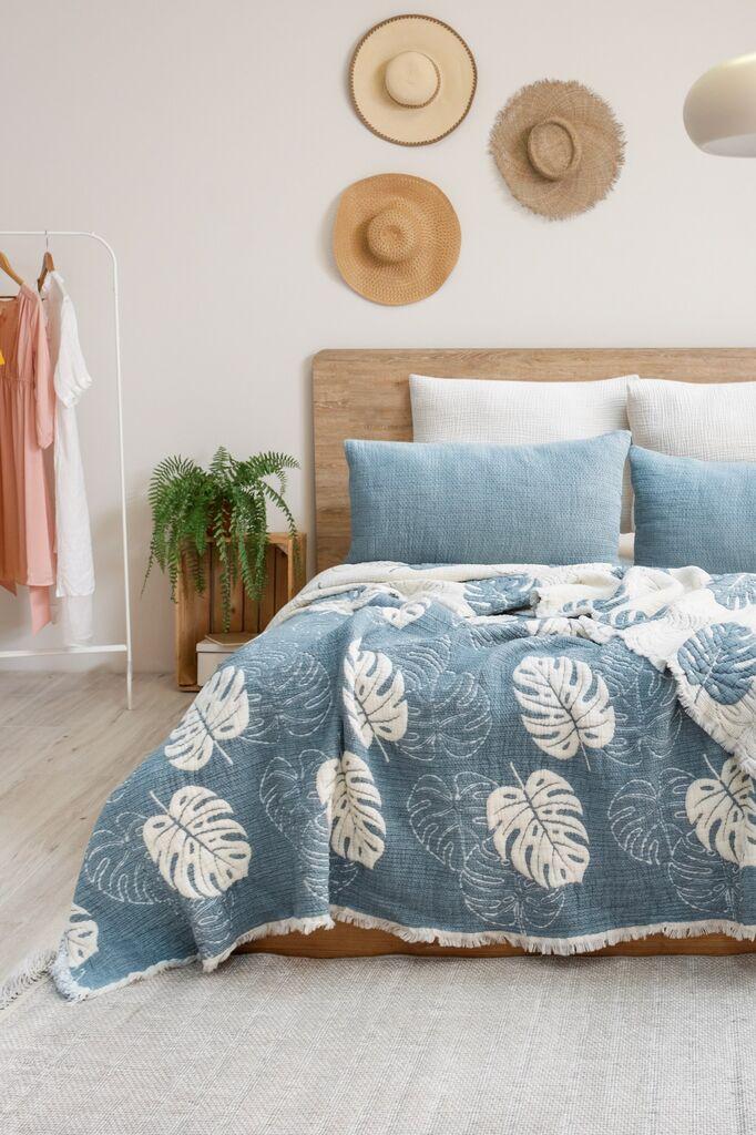 L'essentiel Maison Set Prekrivač i jastučnice Forest, 240x260 cm, Plavi