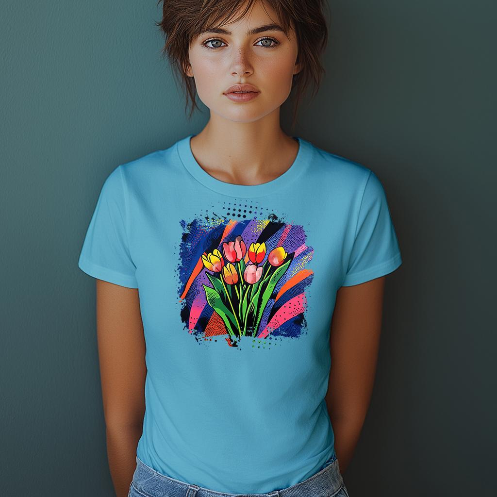 Camiseta Majica sa štampanim printom Cam 958, Ženska, Akvamarin