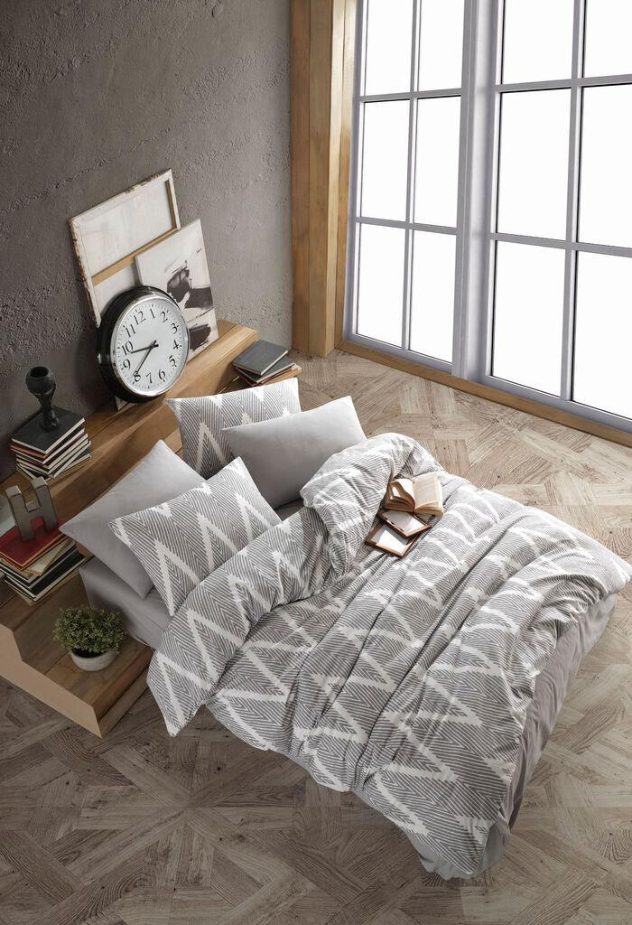 L'essentiel Maison Set posteljina Olivia, 160x240 cm, Sivi