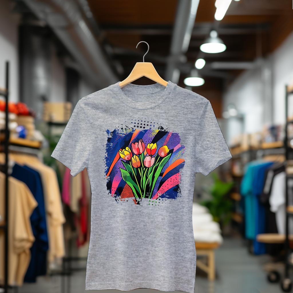 Camiseta Majica sa štampanim printom Cam 958, Ženska, Kalaj