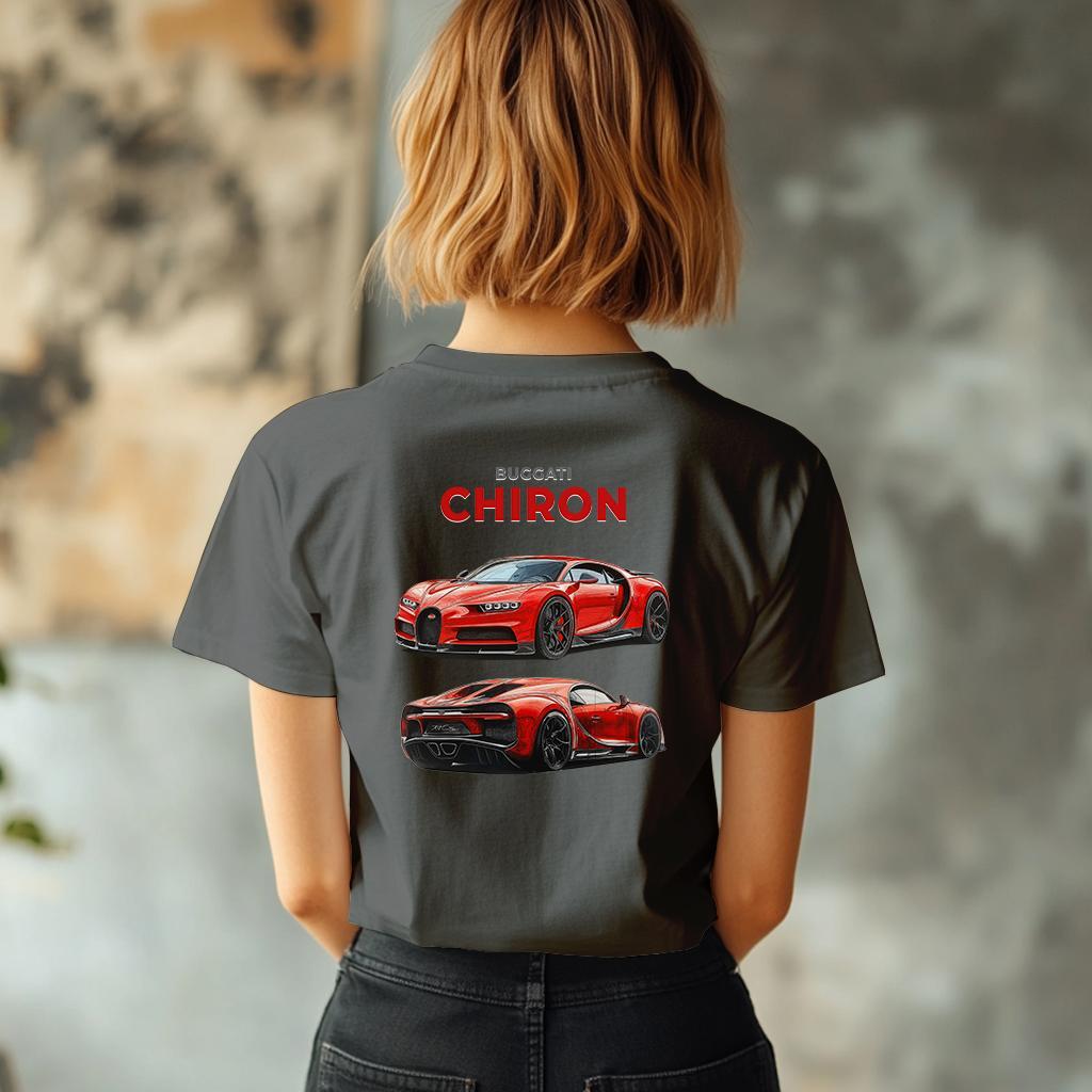 Camiseta Majica sa štampanim printom Cam 912, Ženska, Tamnosiva