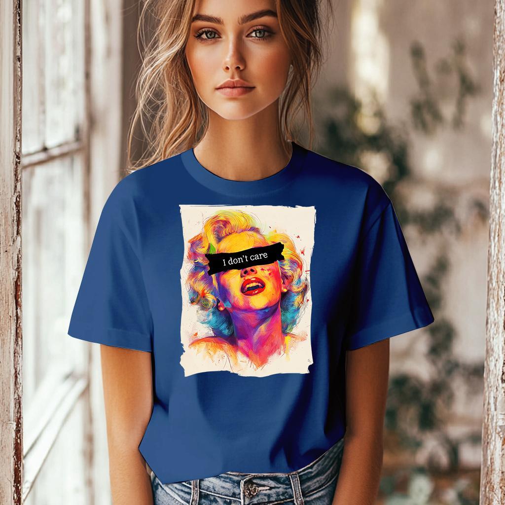 Camiseta Majica sa štampanim printom Cam 918, Ženska, Borovnica