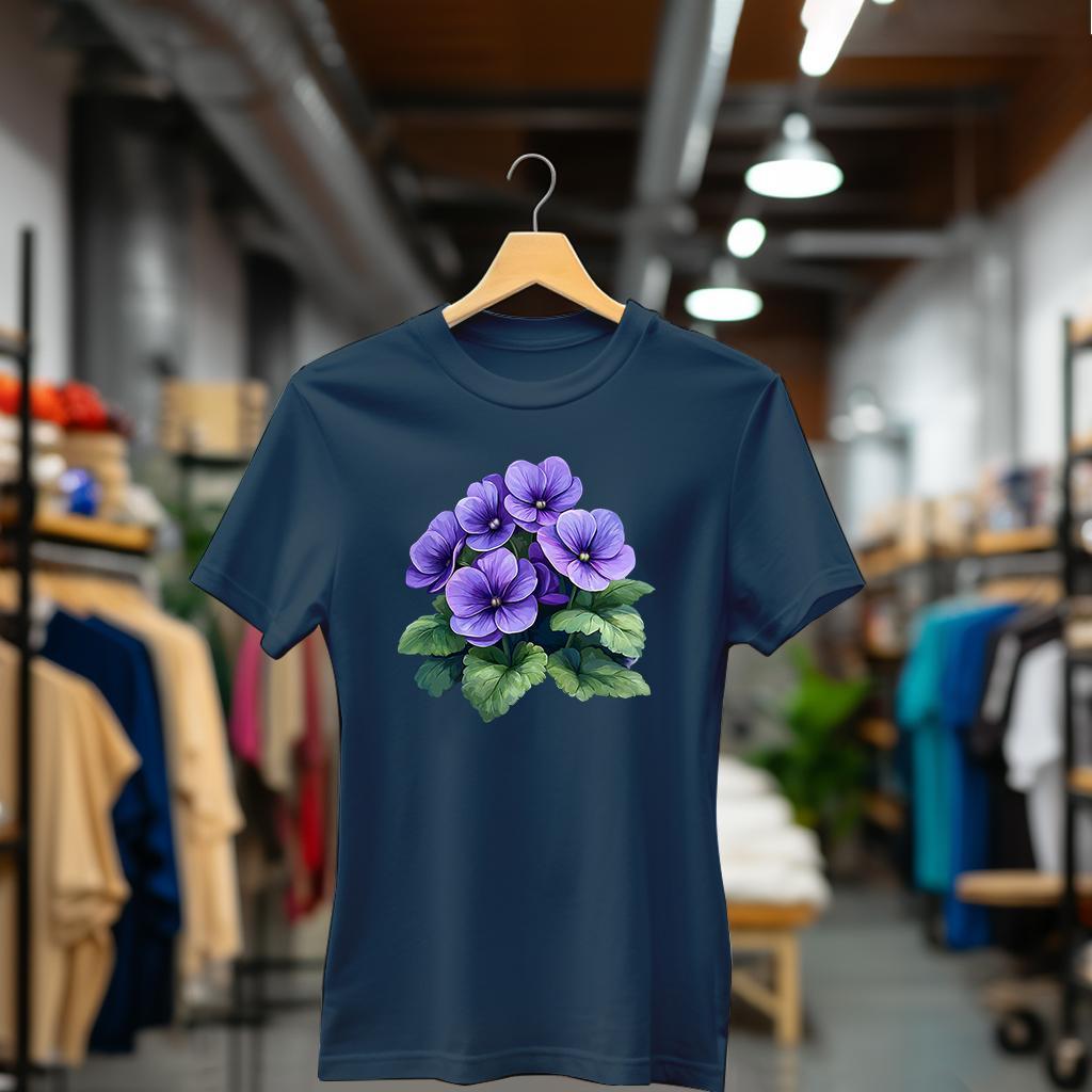 Camiseta Majica sa štampanim printom Cam 953, Ženska, Tamnoplava