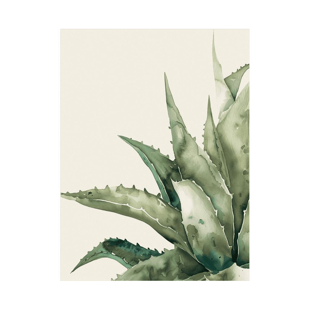 Canvas Slika na platnu Lišće u akvarelu II, 45x60cm