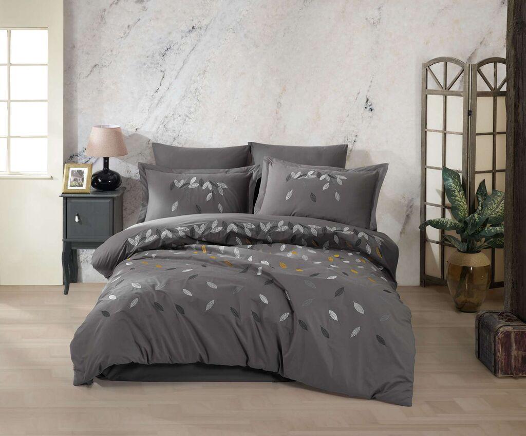 L'essentiel Maison Komplet posteljina Lidia, 200x220 cm, Sivi