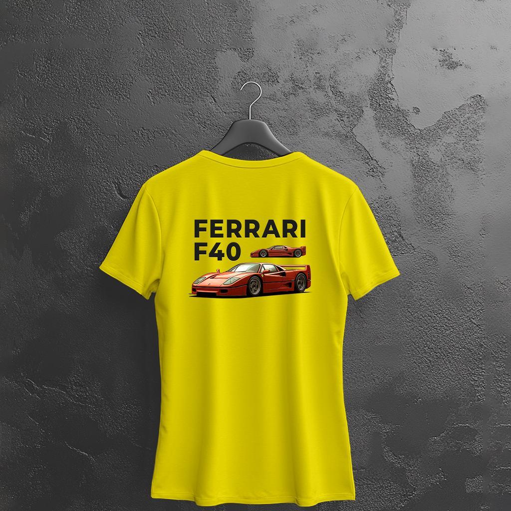 Camiseta Majica sa štampanim printom Cam 913, Ženska, Žuta