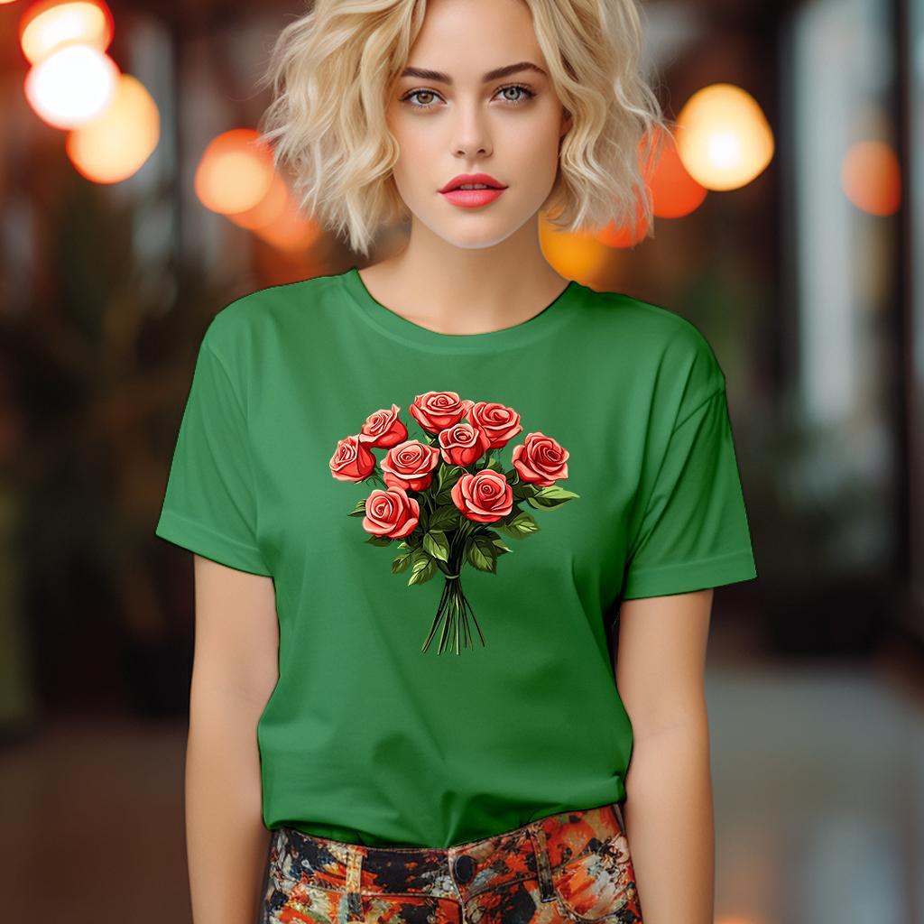 Camiseta Majica sa štampanim printom Cam 947, Ženska, Zelena