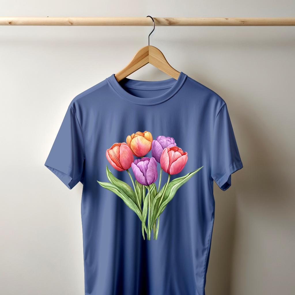 Camiseta Majica sa štampanim printom Cam 956, Unisex, Plava