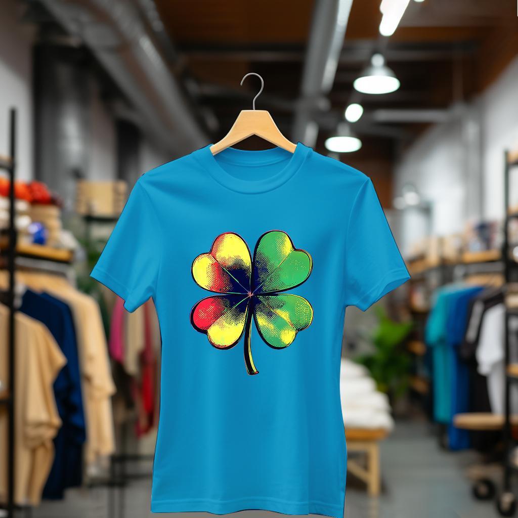 Camiseta Majica sa štampanim printom Cam 942, Ženska, Akva