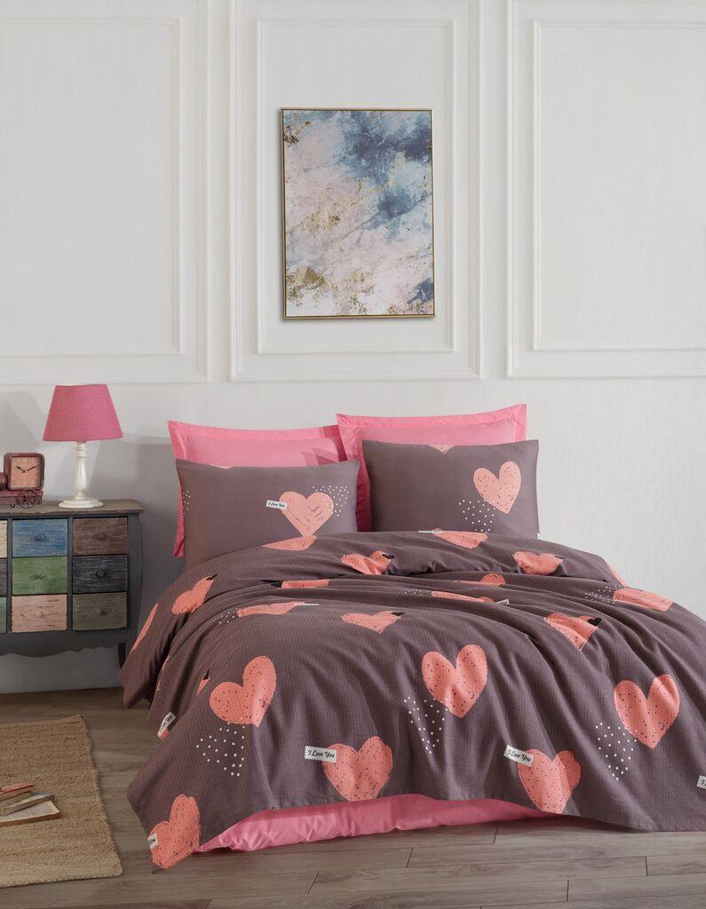 L'essentiel Maison Set Prekrivač i jastučnice Jana , 200x230 cm, Rozi