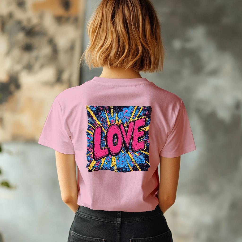 Camiseta Majica sa štampanim printom Cam 931, Ženska, Roze